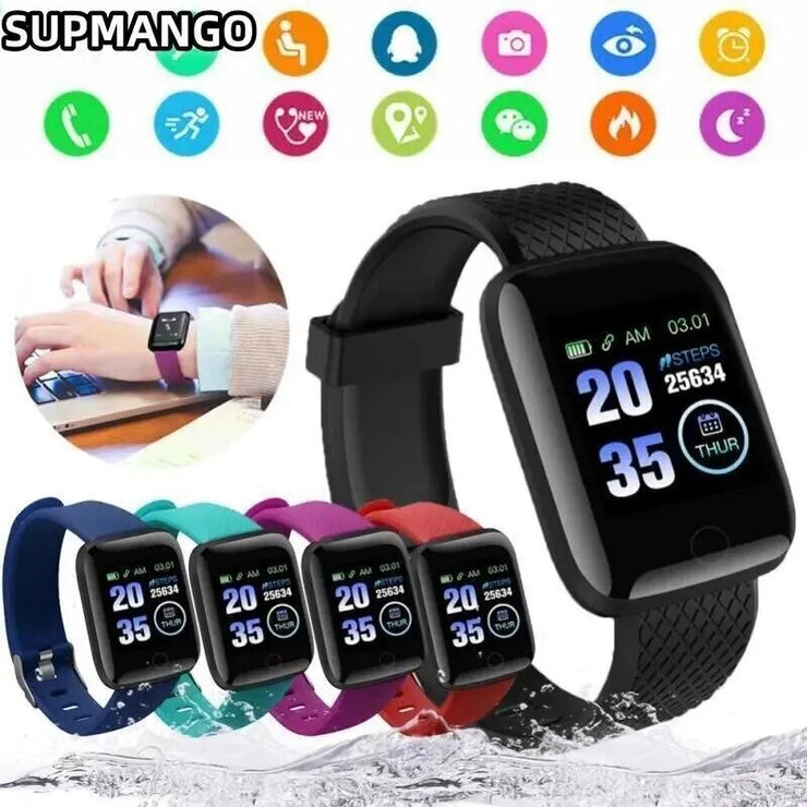 Real Step Count Fashion Smart Sports Watch Bluetooth Fitness Tracker