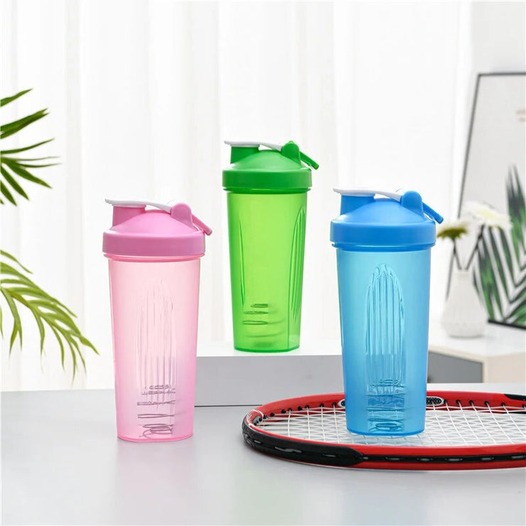 600ml Portable Protein Powder Shaker Bottle Leak Proof Water