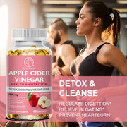 BEAU Malic Acid Apple Cider Vinegar Capsules ACV for Weight Loss