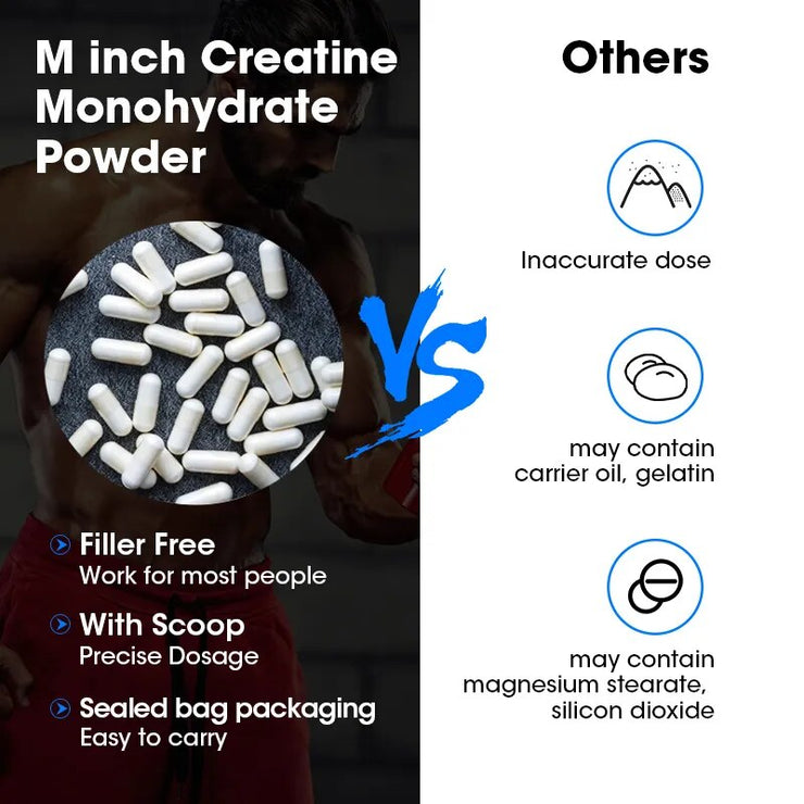 Minch Creatine Powder Capsules Creatine Muscle Builder