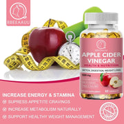 BEAU Malic Acid Apple Cider Vinegar Capsules ACV for Weight Loss