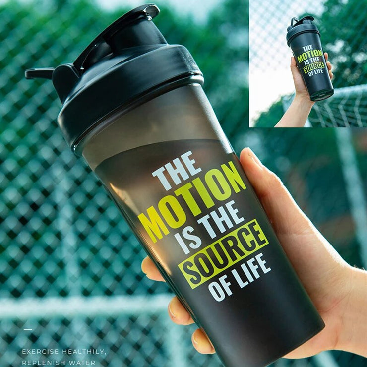 Waterproof Sealed Water Bottle for Fitness Travel Hiking Mixing Bottle