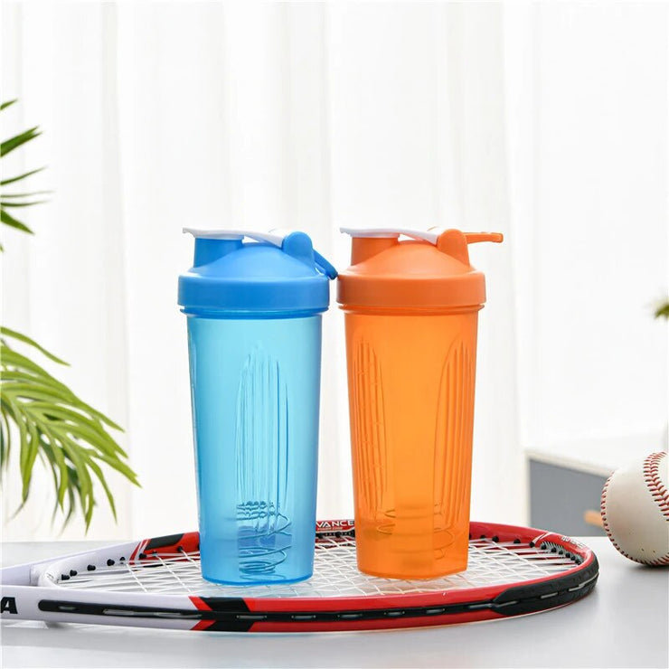 600ml Portable Protein Powder Shaker Bottle Leak Proof Water