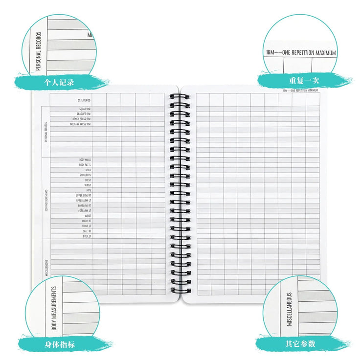 A5 Business notebook for Diet and fitness notebook