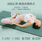 Natural rubber pu yoga mat sweat absorbing and anti-skid fitness mat